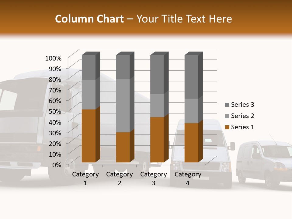 Road Business Transporter PowerPoint Template