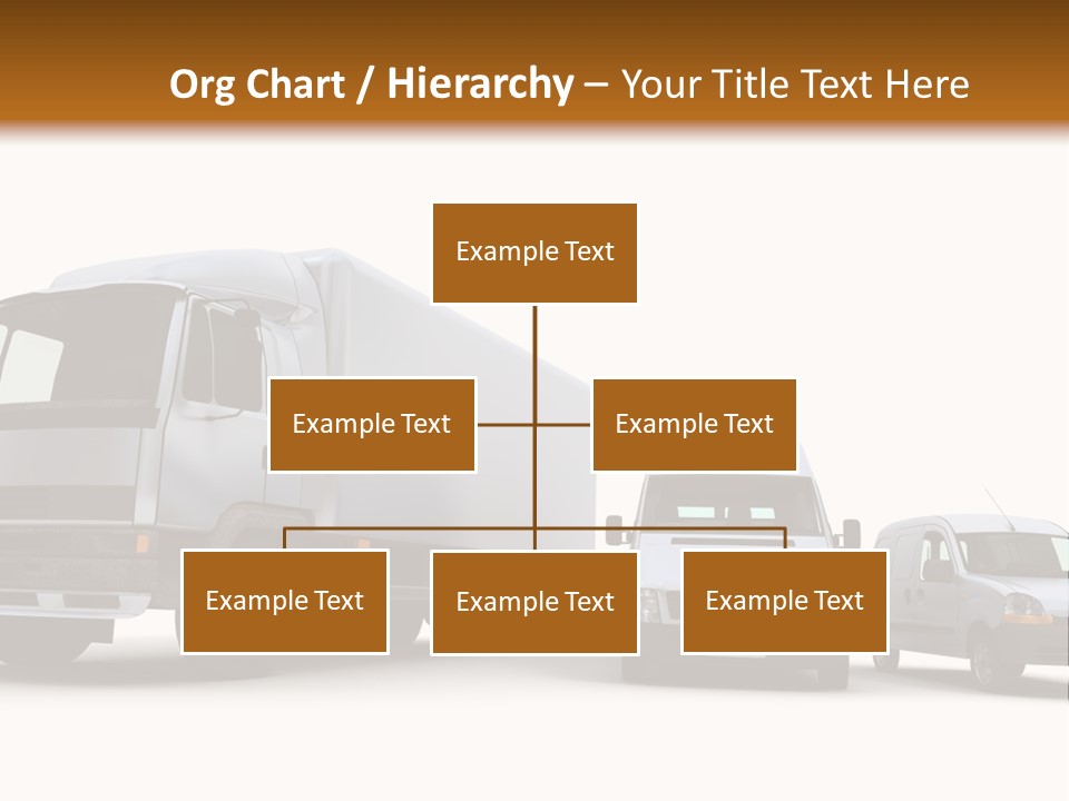 Road Business Transporter PowerPoint Template