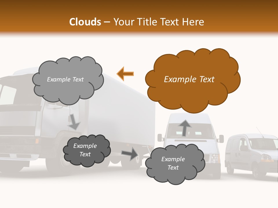 Road Business Transporter PowerPoint Template