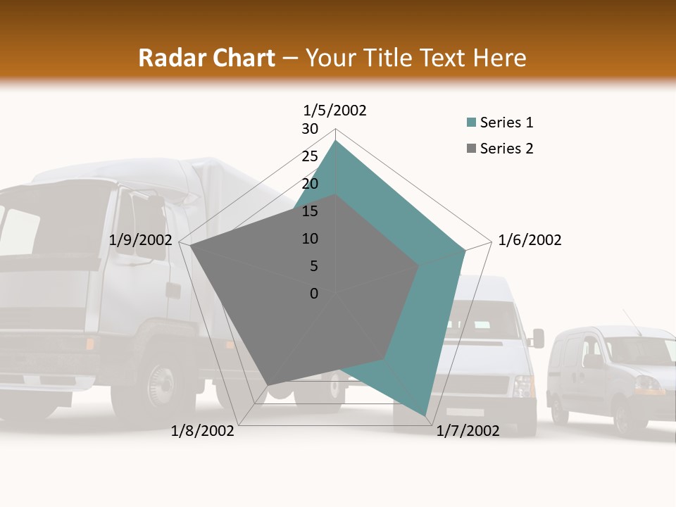 Road Business Transporter PowerPoint Template