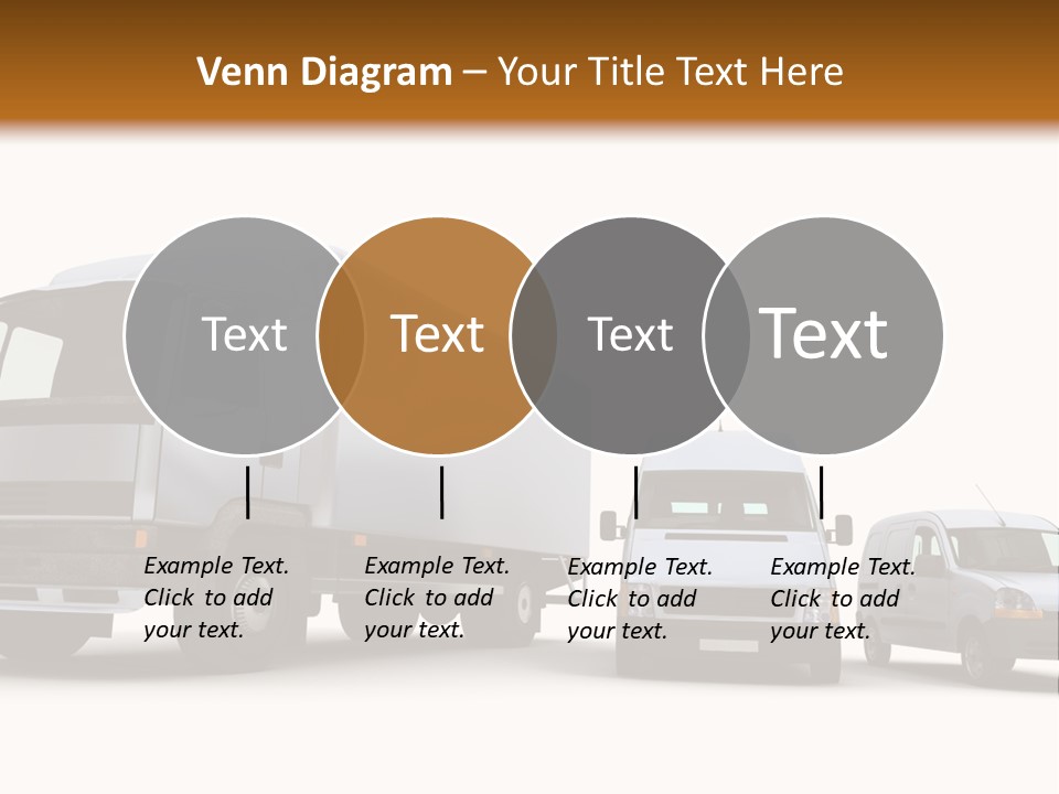 Road Business Transporter PowerPoint Template