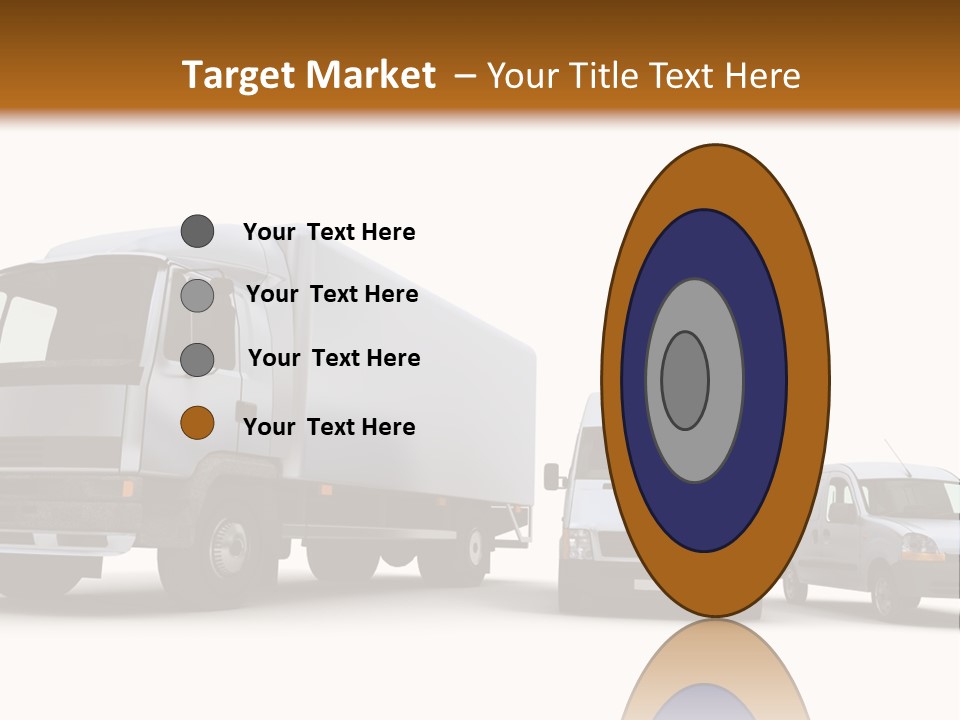 Road Business Transporter PowerPoint Template