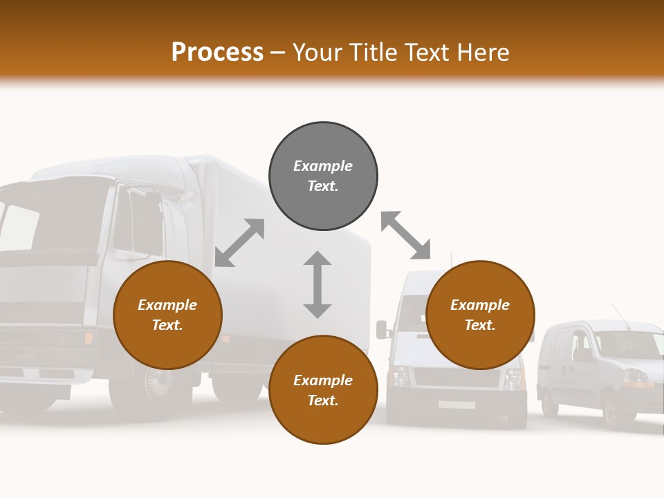 Road Business Transporter PowerPoint Template