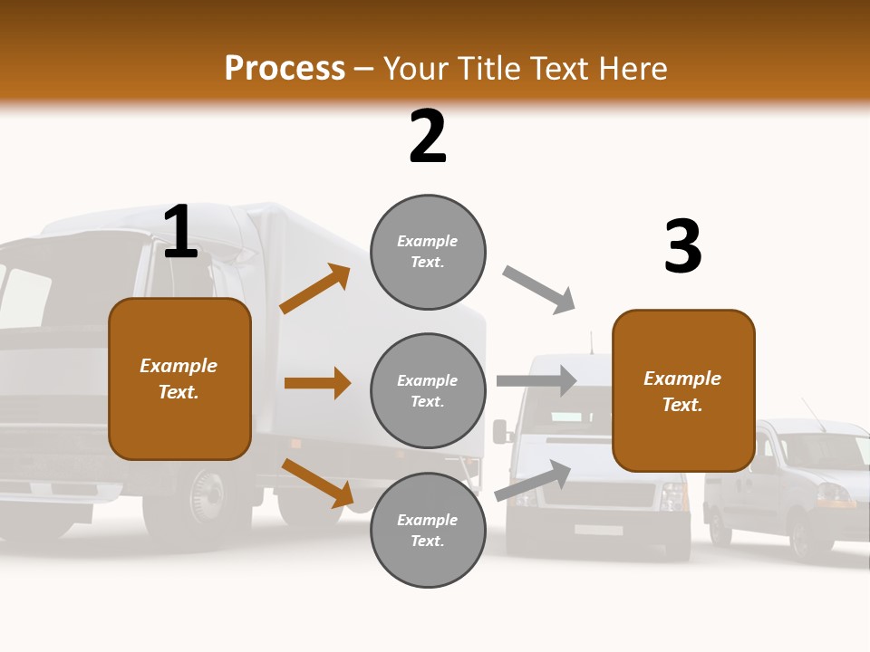 Road Business Transporter PowerPoint Template