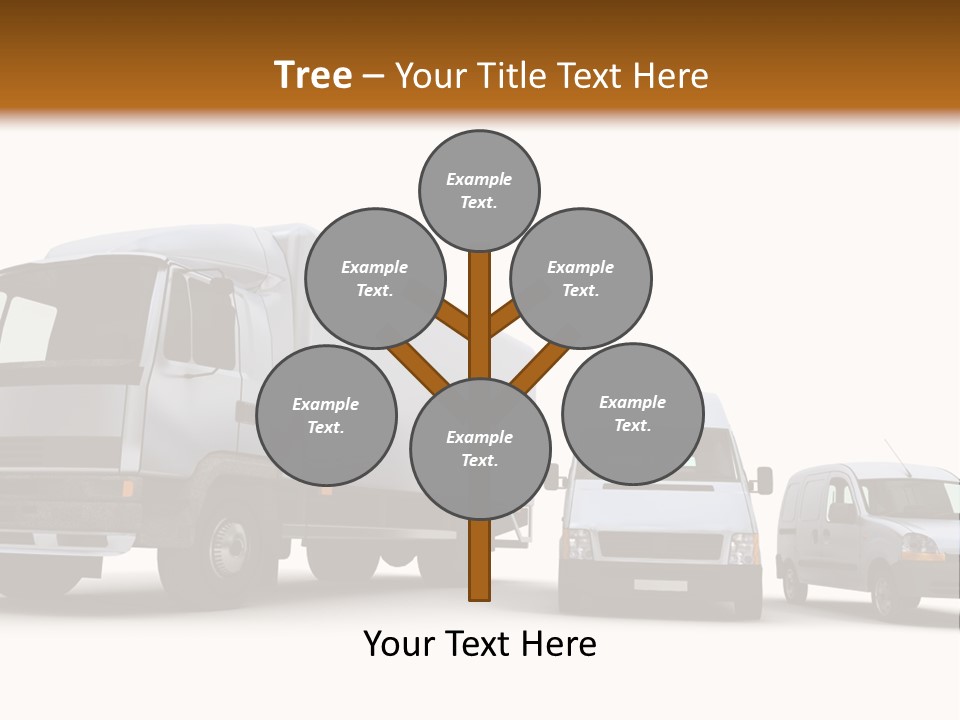 Road Business Transporter PowerPoint Template