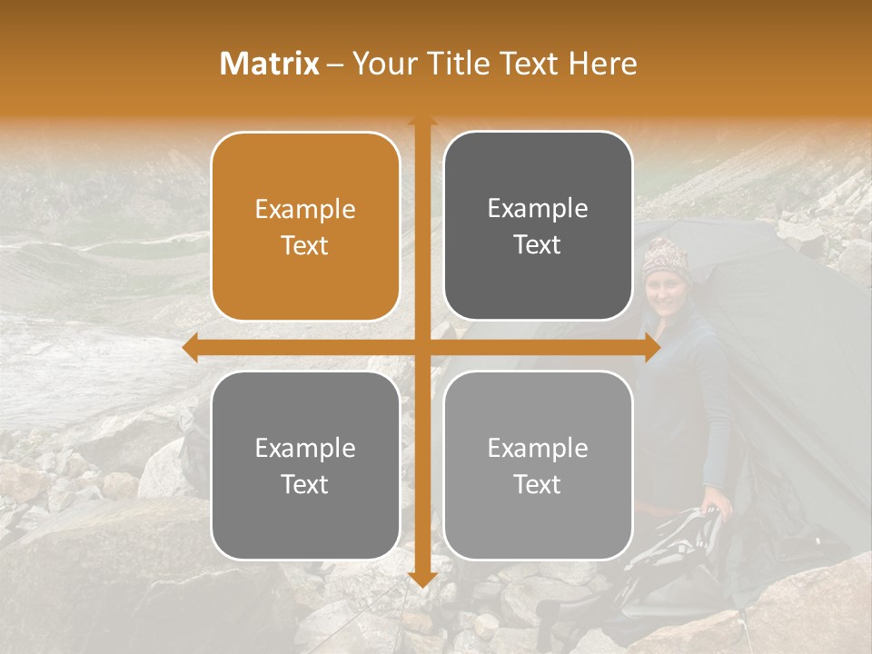 Adventure Hiker Trek PowerPoint Template