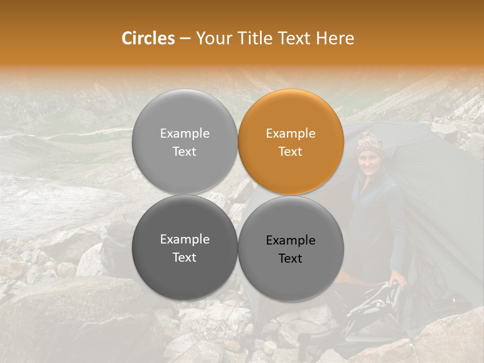 Adventure Hiker Trek PowerPoint Template