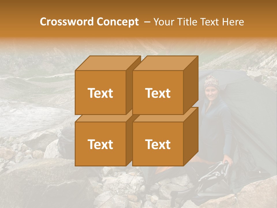 Adventure Hiker Trek PowerPoint Template
