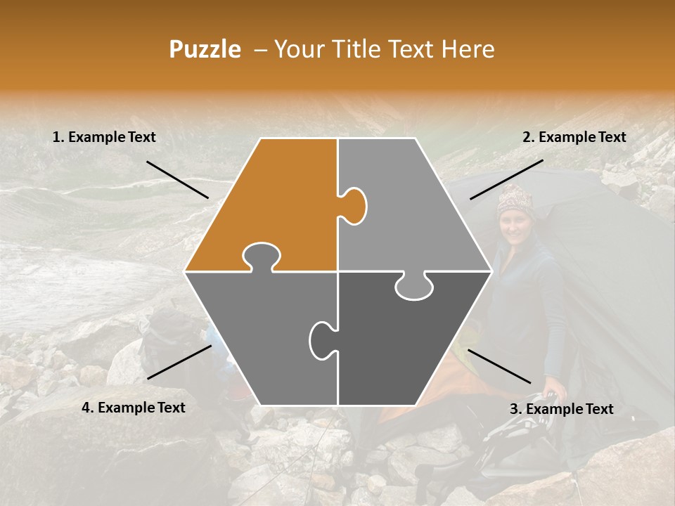 Adventure Hiker Trek PowerPoint Template