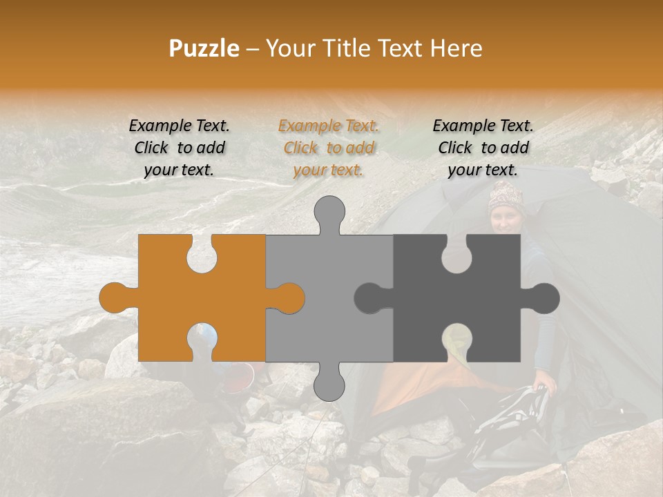 Adventure Hiker Trek PowerPoint Template