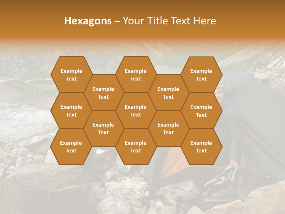 Adventure Hiker Trek PowerPoint Template