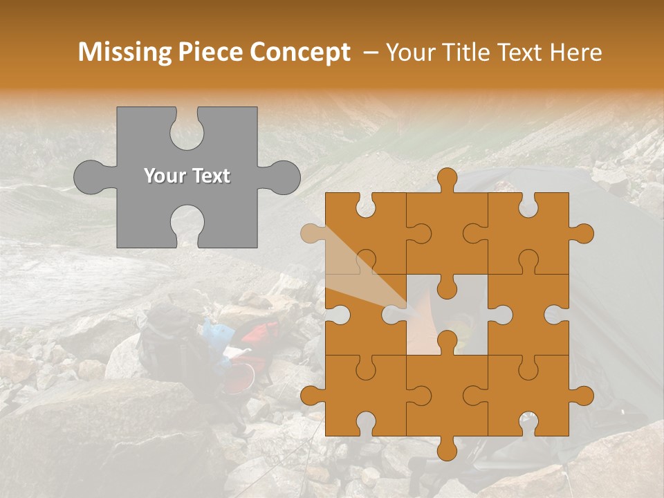 Adventure Hiker Trek PowerPoint Template