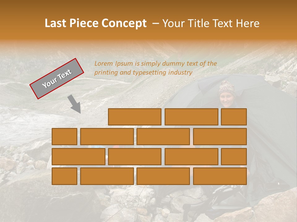 Adventure Hiker Trek PowerPoint Template
