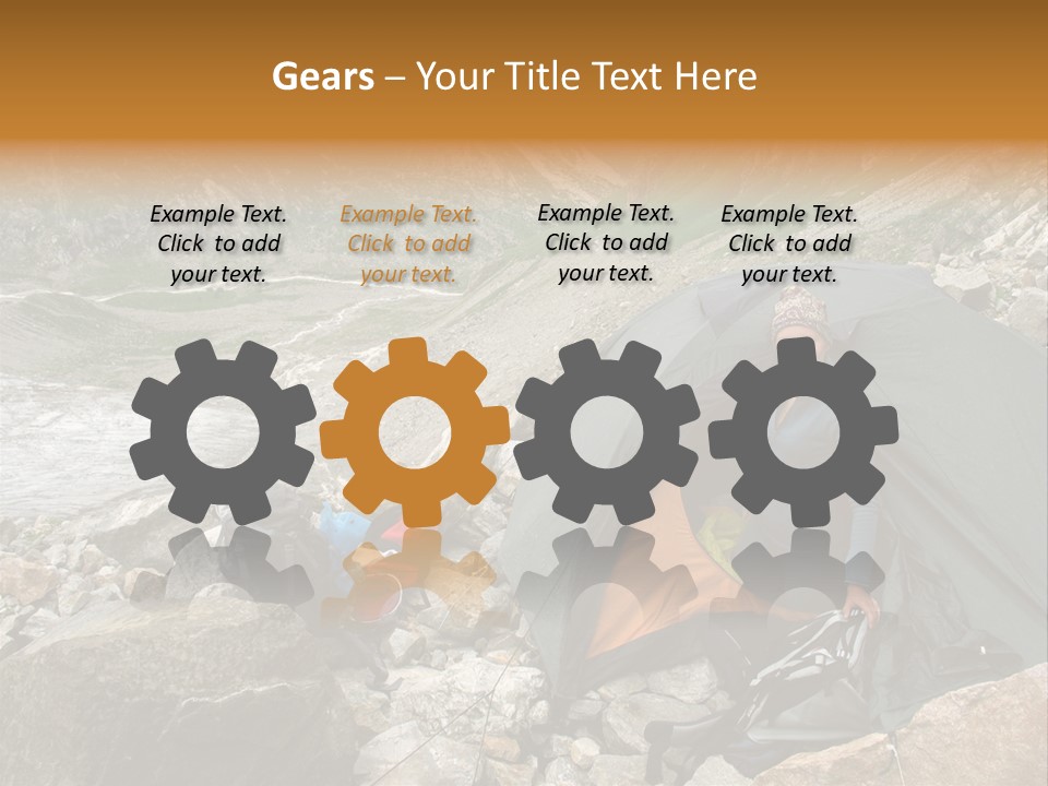 Adventure Hiker Trek PowerPoint Template