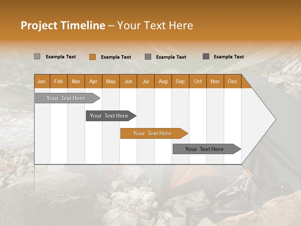 Adventure Hiker Trek PowerPoint Template