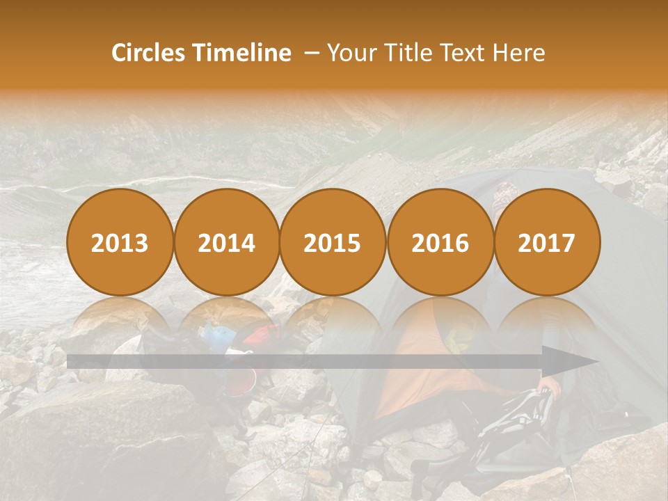 Adventure Hiker Trek PowerPoint Template