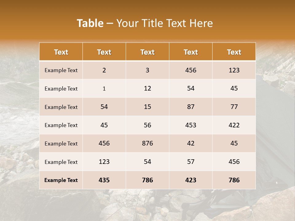 Adventure Hiker Trek PowerPoint Template