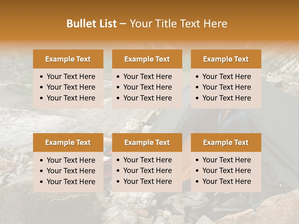 Adventure Hiker Trek PowerPoint Template