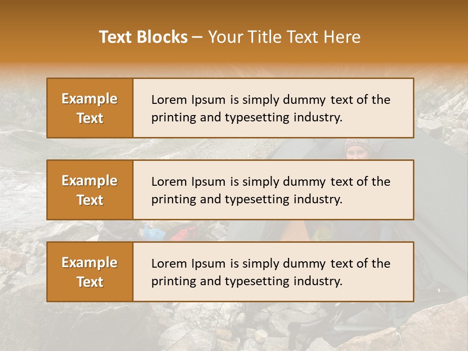 Adventure Hiker Trek PowerPoint Template