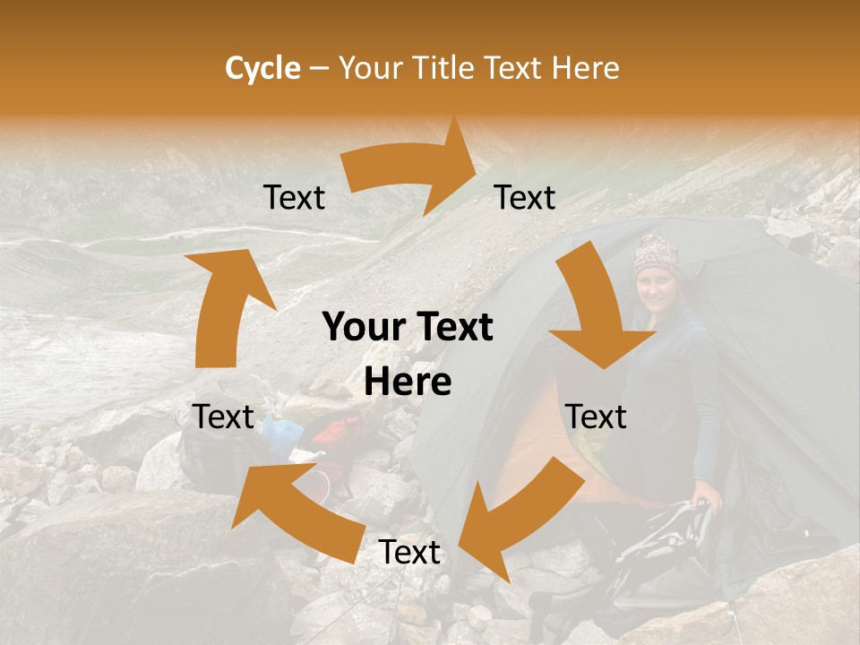 Adventure Hiker Trek PowerPoint Template