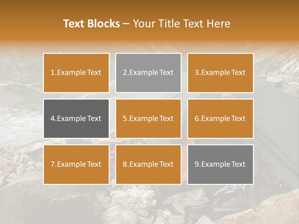 Adventure Hiker Trek PowerPoint Template