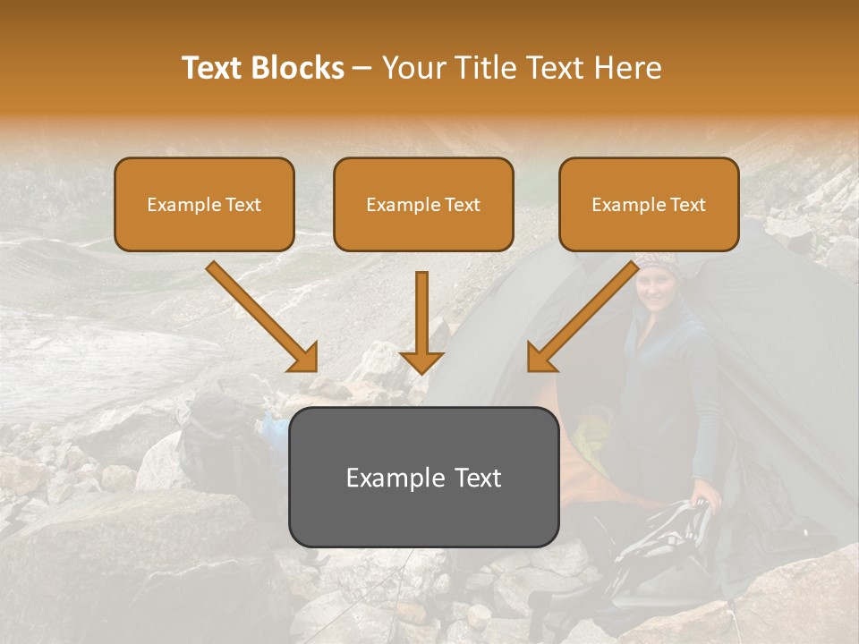 Adventure Hiker Trek PowerPoint Template
