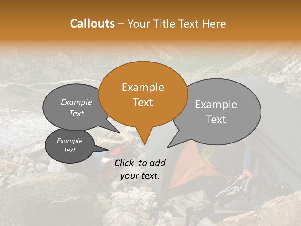 Adventure Hiker Trek PowerPoint Template