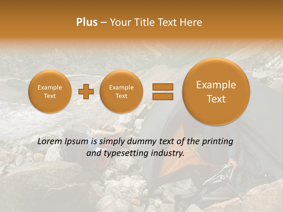 Adventure Hiker Trek PowerPoint Template