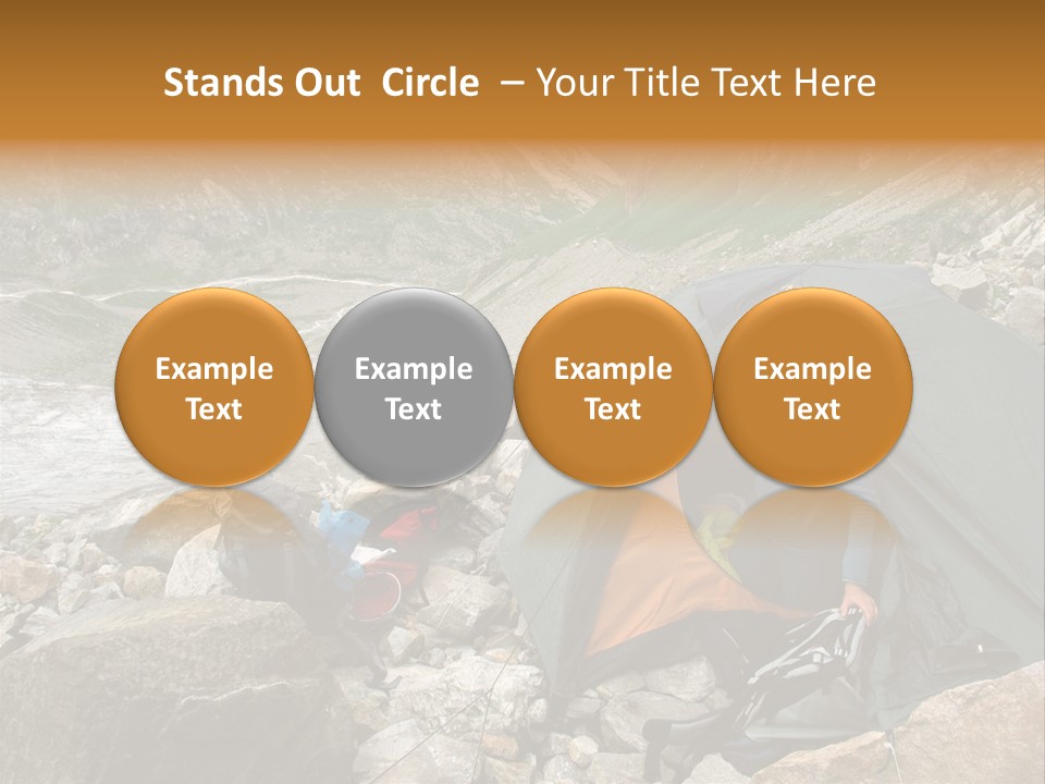 Adventure Hiker Trek PowerPoint Template