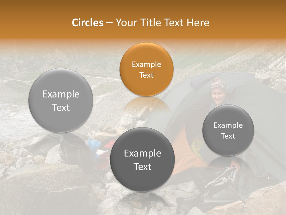 Adventure Hiker Trek PowerPoint Template