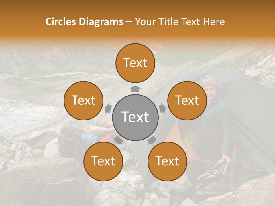 Adventure Hiker Trek PowerPoint Template