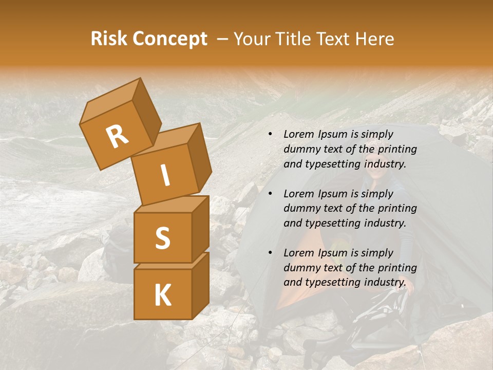 Adventure Hiker Trek PowerPoint Template