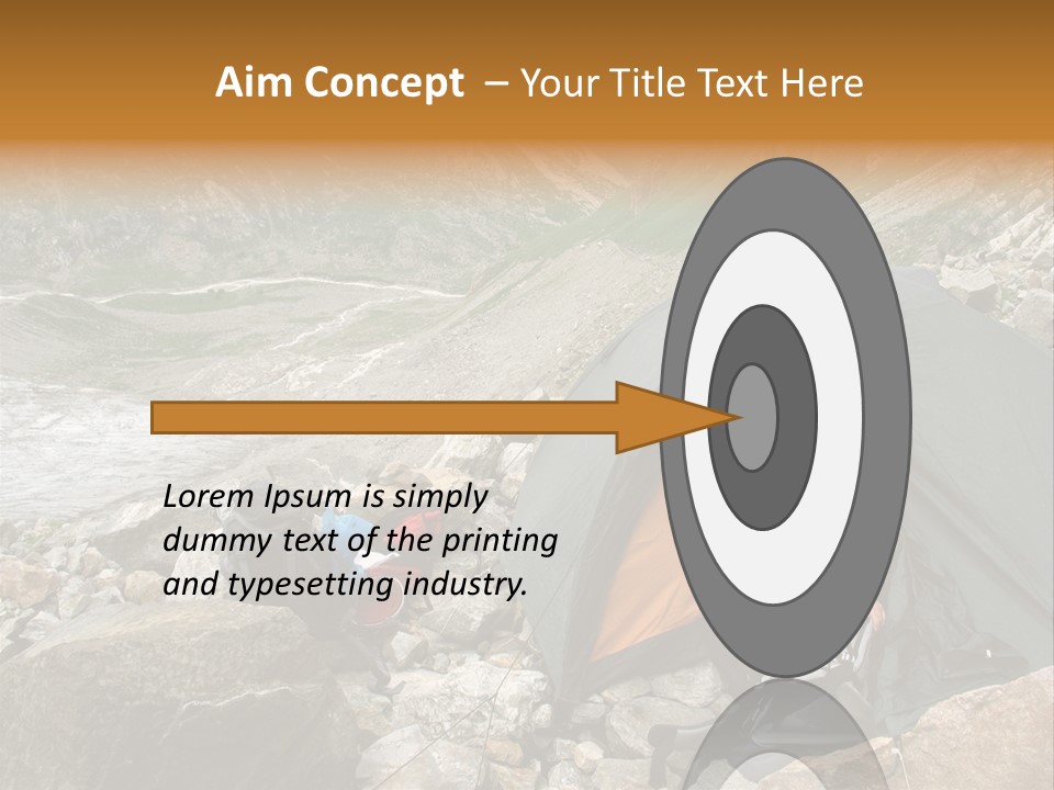 Adventure Hiker Trek PowerPoint Template