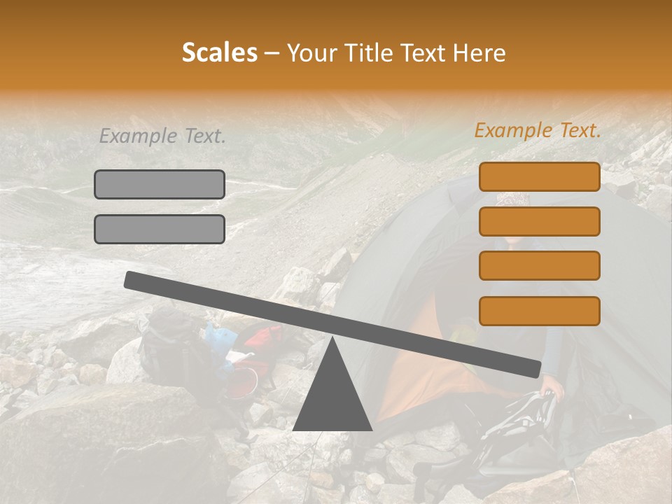 Adventure Hiker Trek PowerPoint Template