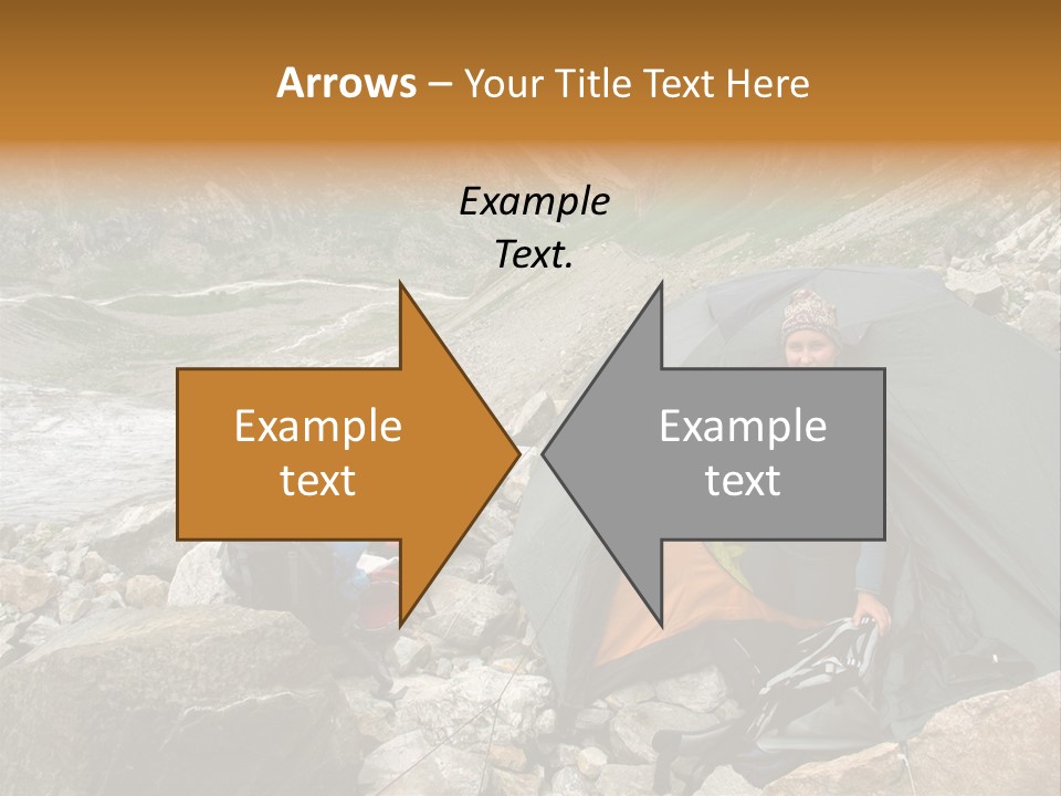 Adventure Hiker Trek PowerPoint Template