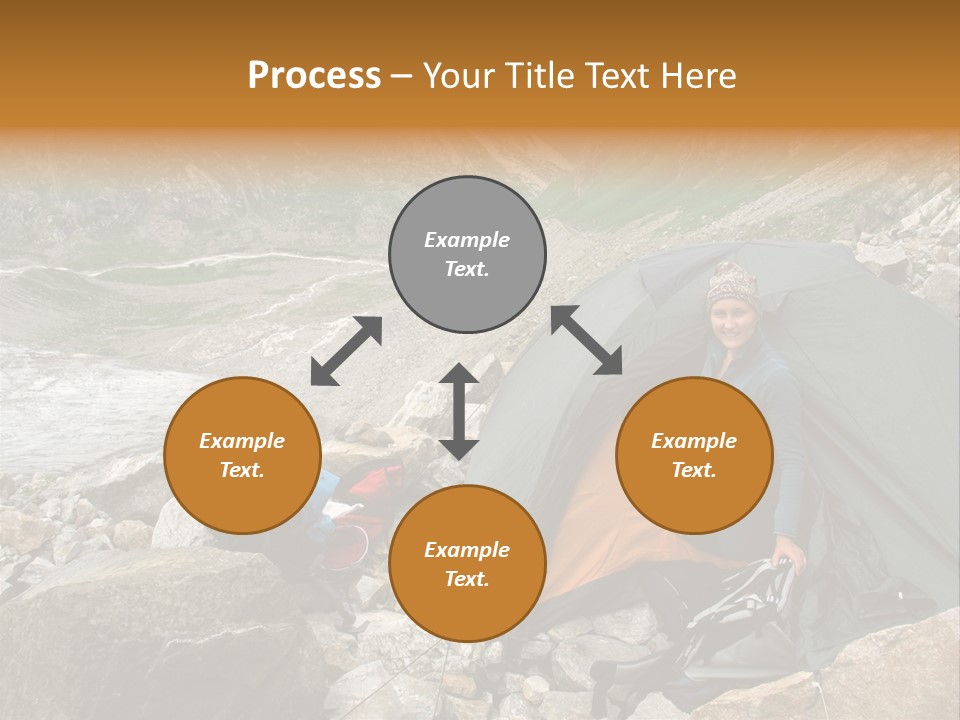 Adventure Hiker Trek PowerPoint Template