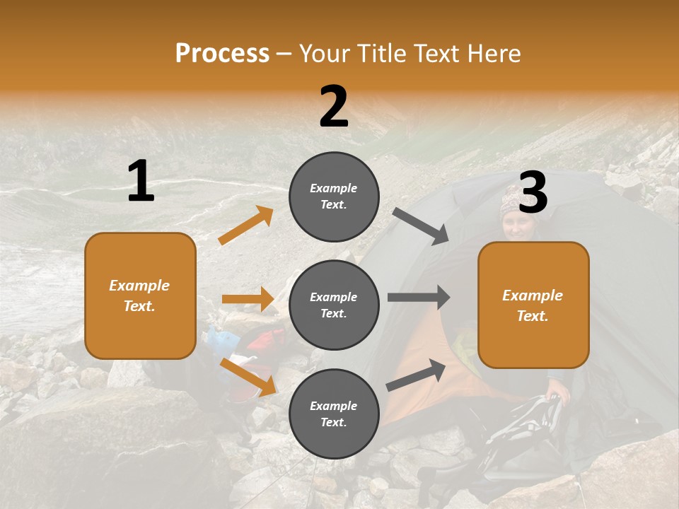 Adventure Hiker Trek PowerPoint Template