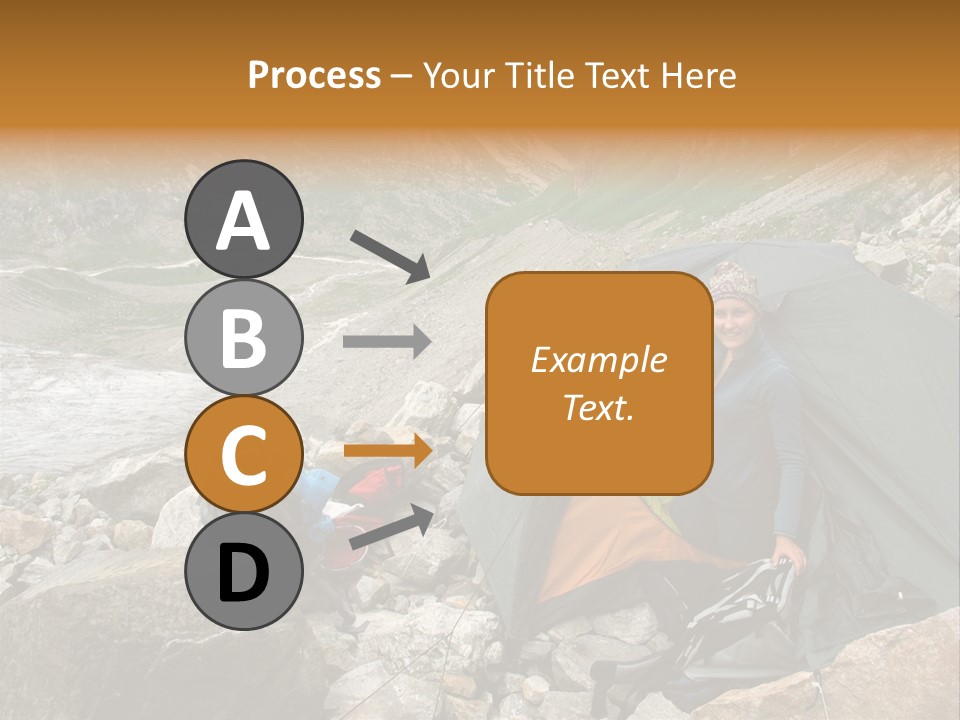 Adventure Hiker Trek PowerPoint Template