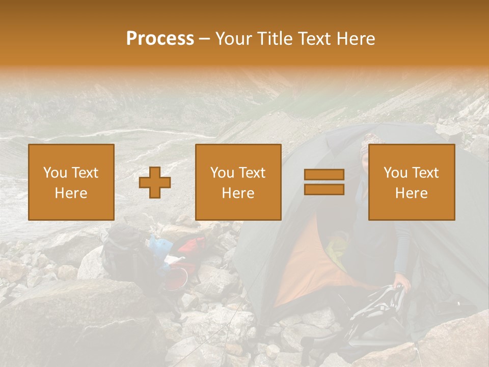 Adventure Hiker Trek PowerPoint Template