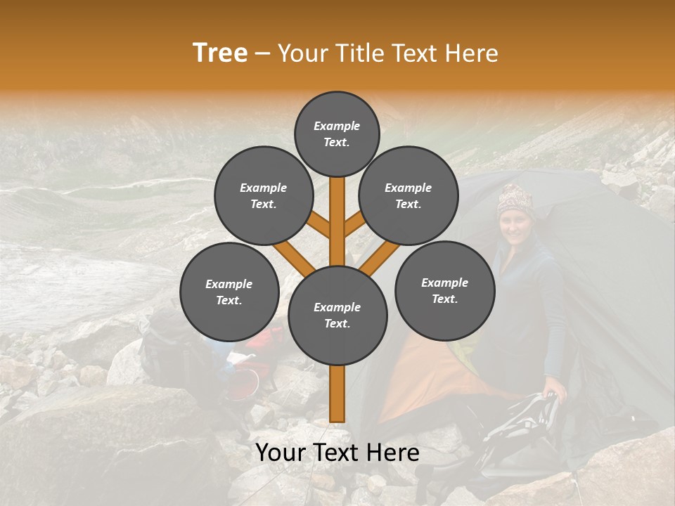 Adventure Hiker Trek PowerPoint Template