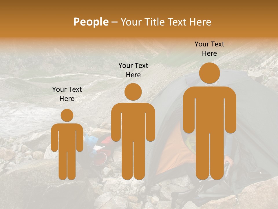 Adventure Hiker Trek PowerPoint Template