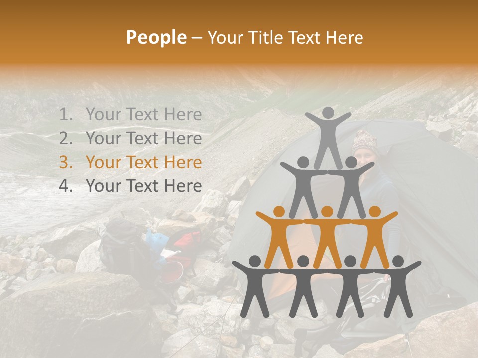 Adventure Hiker Trek PowerPoint Template