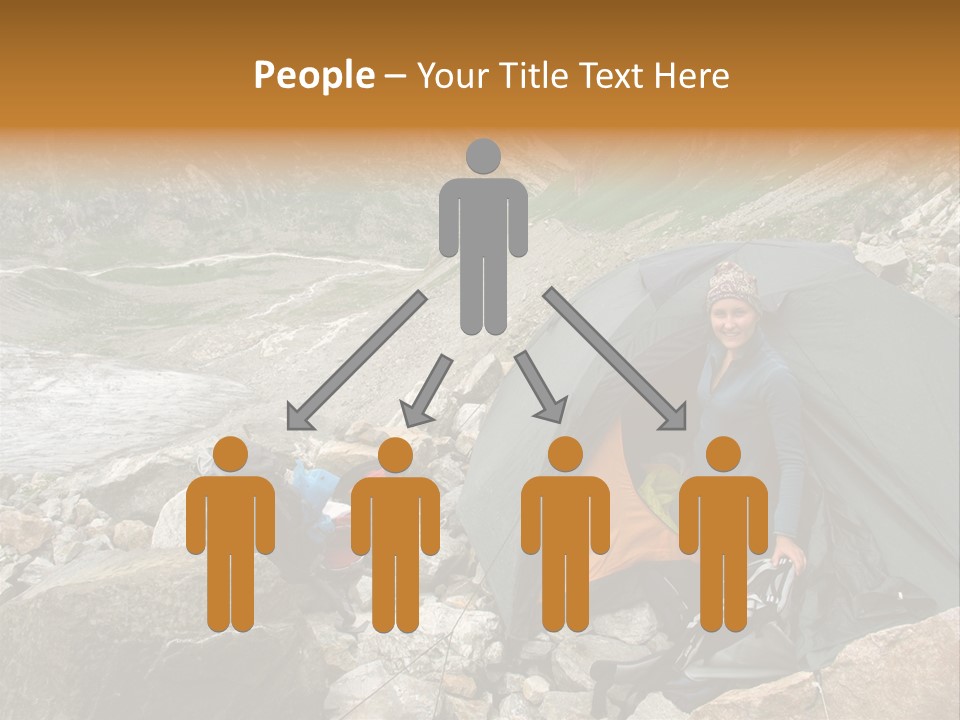 Adventure Hiker Trek PowerPoint Template