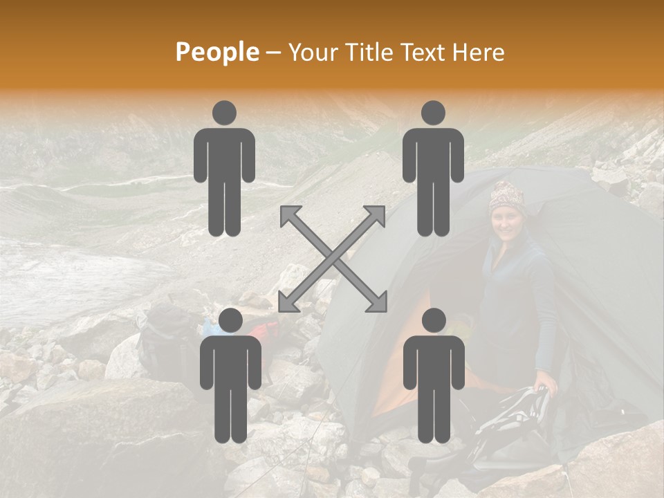 Adventure Hiker Trek PowerPoint Template