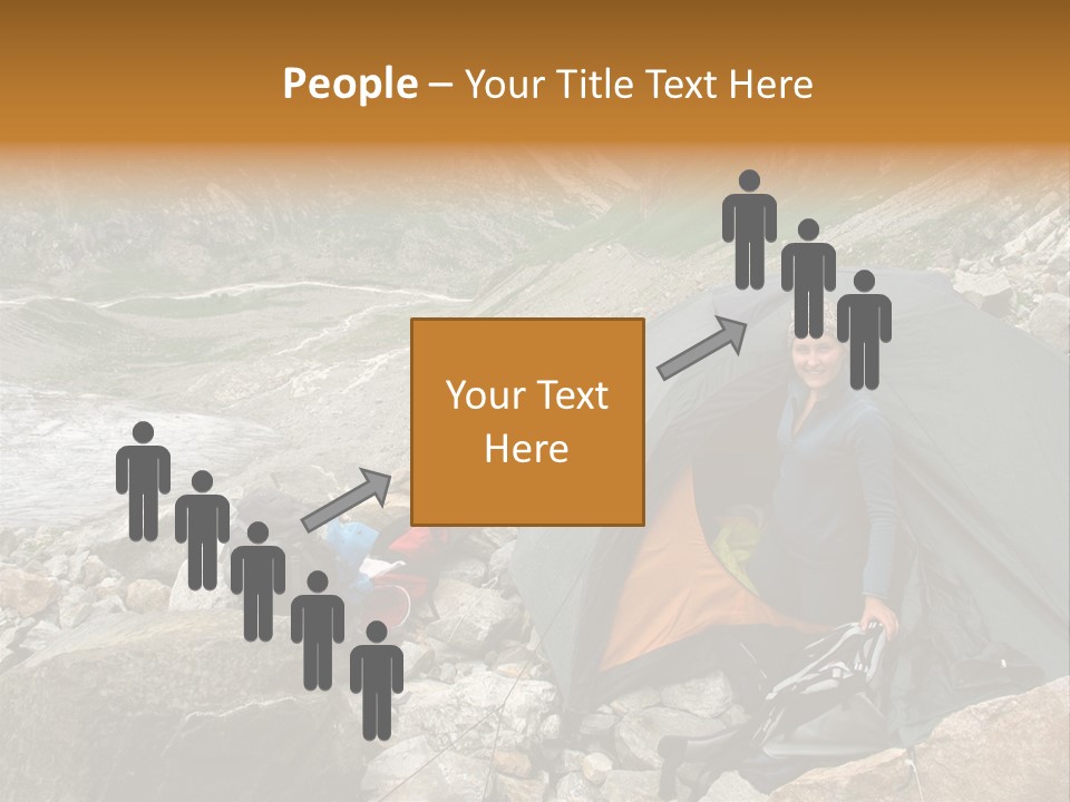 Adventure Hiker Trek PowerPoint Template