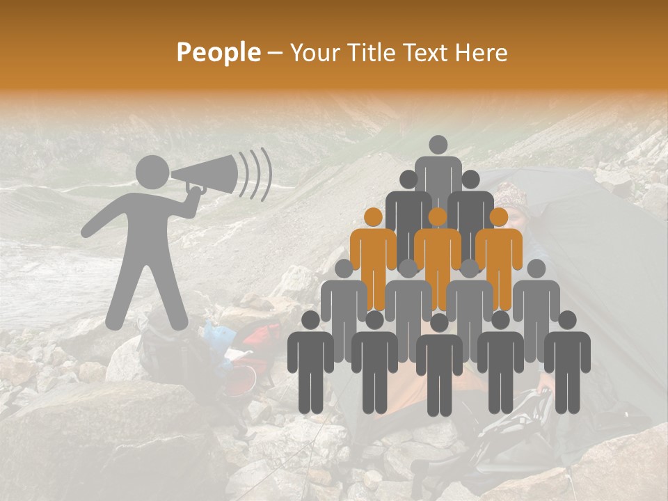 Adventure Hiker Trek PowerPoint Template