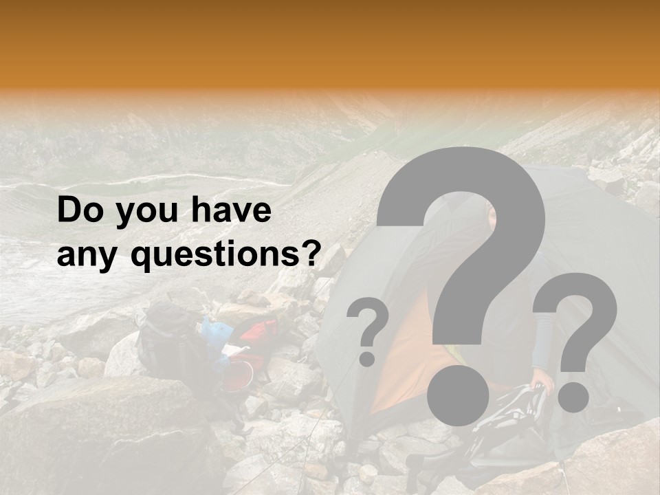 Adventure Hiker Trek PowerPoint Template