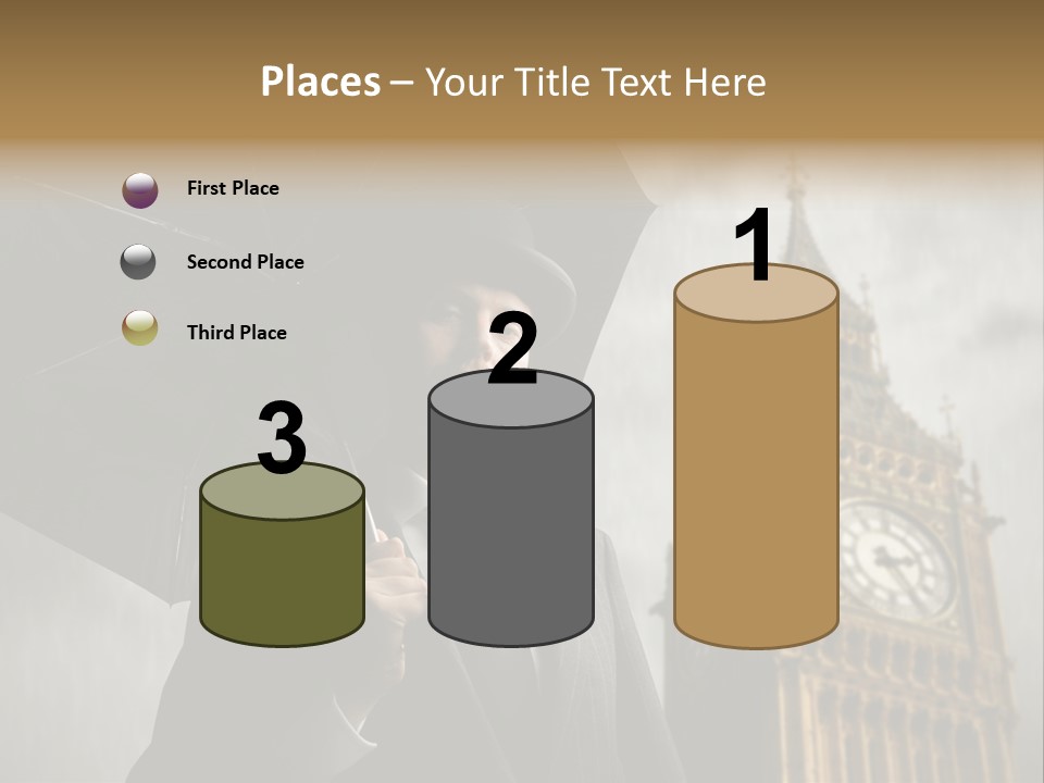 Business London Clock PowerPoint Template