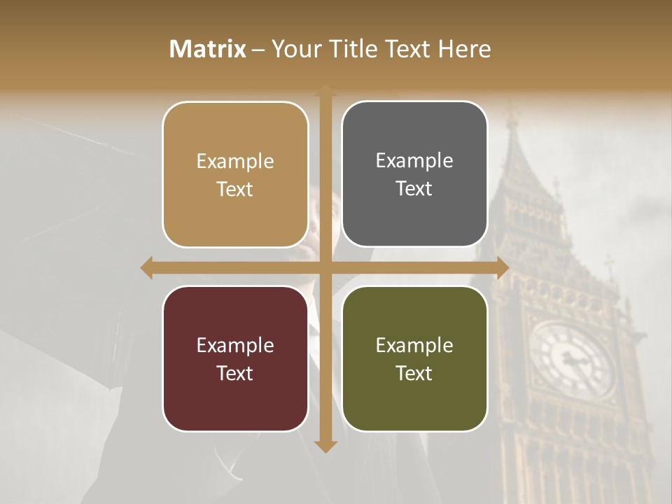 Business London Clock PowerPoint Template
