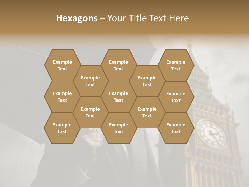 Business London Clock PowerPoint Template